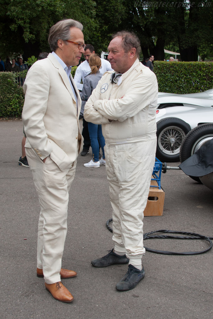 Charles Lord March with Jochen Mass   - 2014 Goodwood Festival of Speed