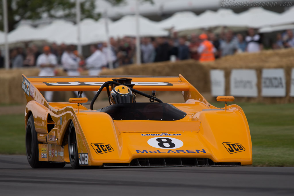 McLaren M8FP Chevrolet  - Entrant: Anthony Bamford - Driver: Andrew Newall - 2014 Goodwood Festival of Speed