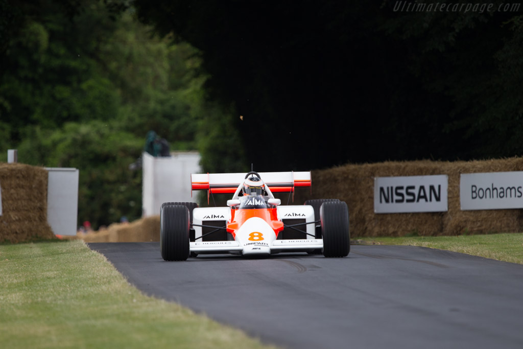 McLaren MP4/2 Porsche - Chassis: MP4/2-1 - Entrant: Mclaren International - Driver: Stoffel Vandoorne - 2014 Goodwood Festival of Speed