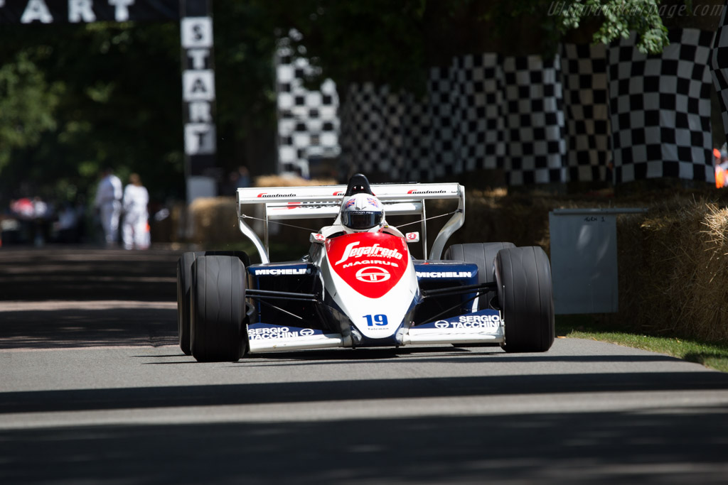Toleman TG184 Hart - Chassis: TG184-01 - Driver: David Alston - 2014 Goodwood Festival of Speed
