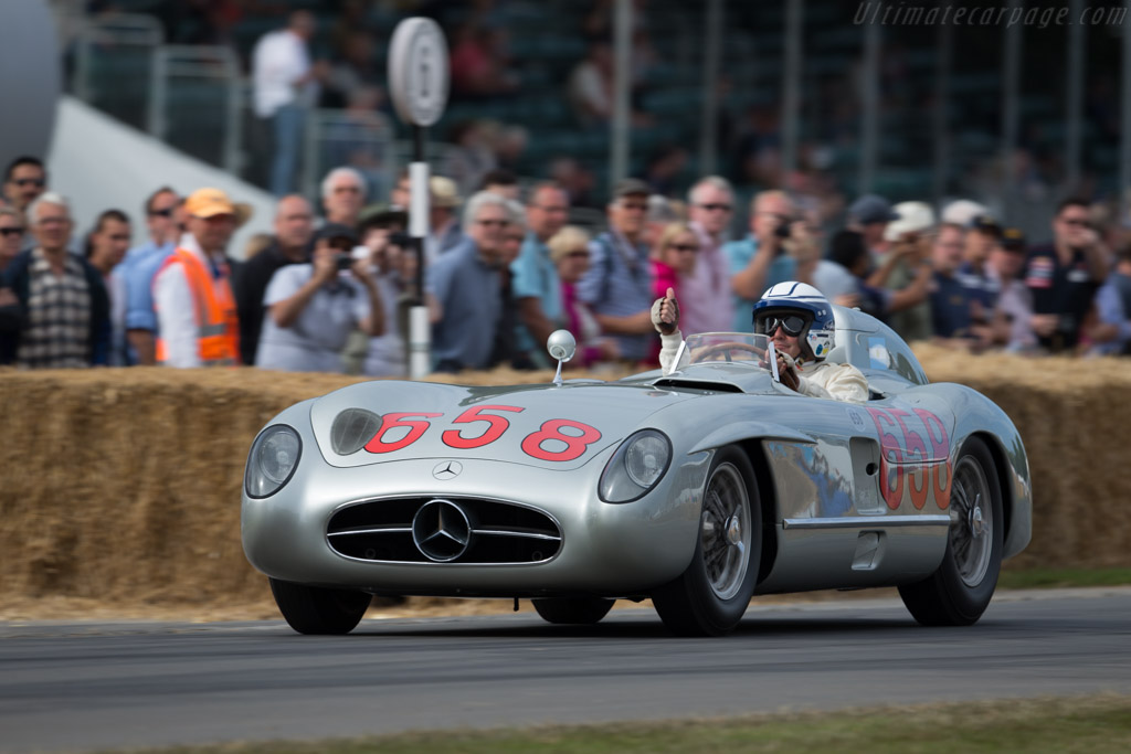 Mercedes-Benz 300 SLR - Chassis: 00010/55 - Entrant: Mercedes-Benz Classic - Driver: Jochen Mass - 2015 Goodwood Festival of Speed