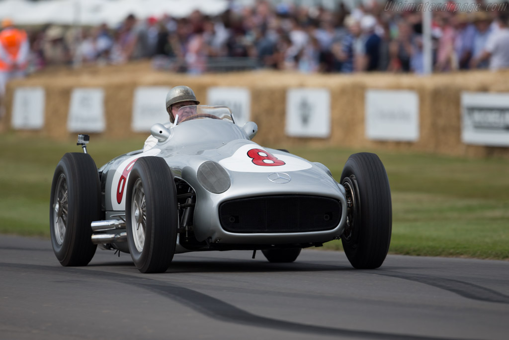 Mercedes-Benz W196 - Chassis: 000 13/55 - Entrant: Mercedes-Benz Classic - Driver: Hans Herrmann - 2015 Goodwood Festival of Speed