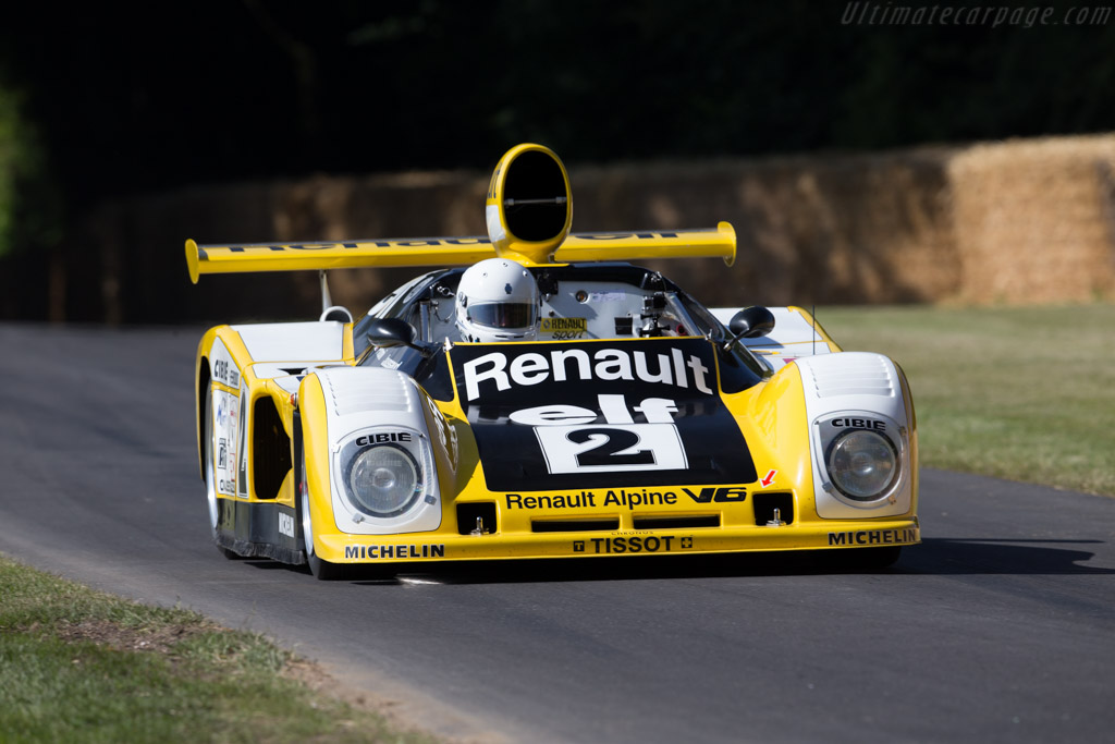 Renault Alpine A442B - Chassis: 442/3 - Entrant: Collection Renault - Driver: René Arnoux - 2015 Goodwood Festival of Speed