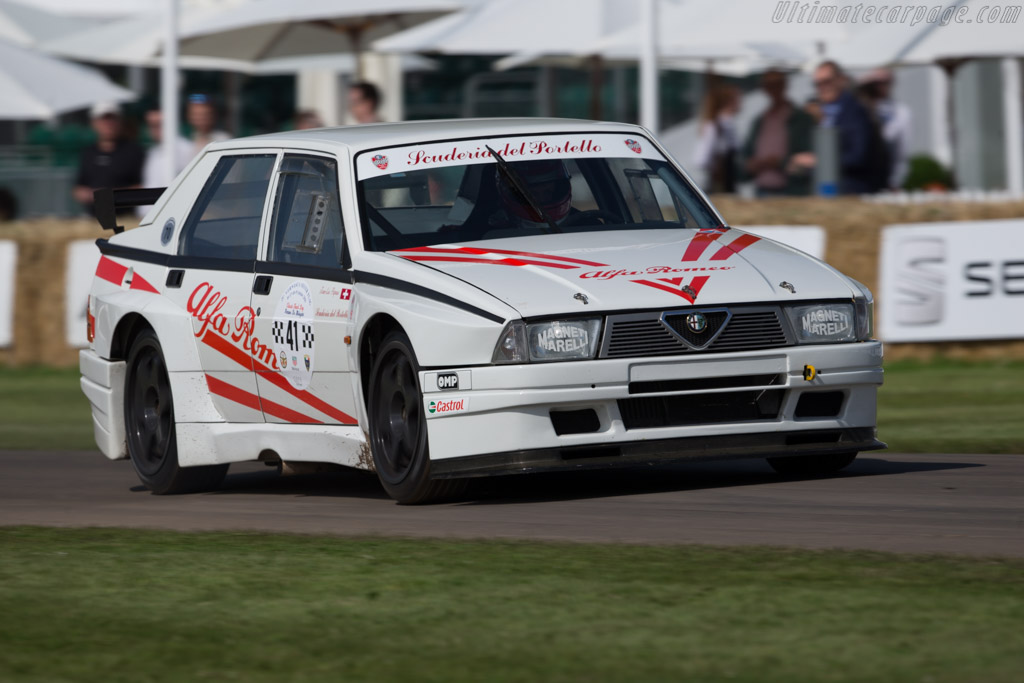 Alfa Romeo 75 Turbo Evoluzione  - Entrant: Scuderia del Portello - Driver: Jean-Luc Papaux - 2016 Goodwood Festival of Speed