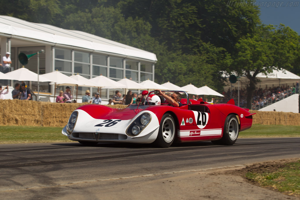 Alfa Romeo 33/3 Le Mans - Chassis: 75080-006 - Entrant: FCA Heritage - Driver: Giuseppe Bagli - 2017 Goodwood Festival of Speed