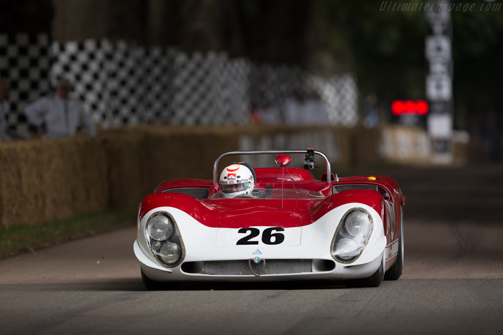 Alfa Romeo 33/3 Le Mans - Chassis: 75080-006 - Entrant: FCA Heritage - Driver: Giuseppe Bagli - 2017 Goodwood Festival of Speed
