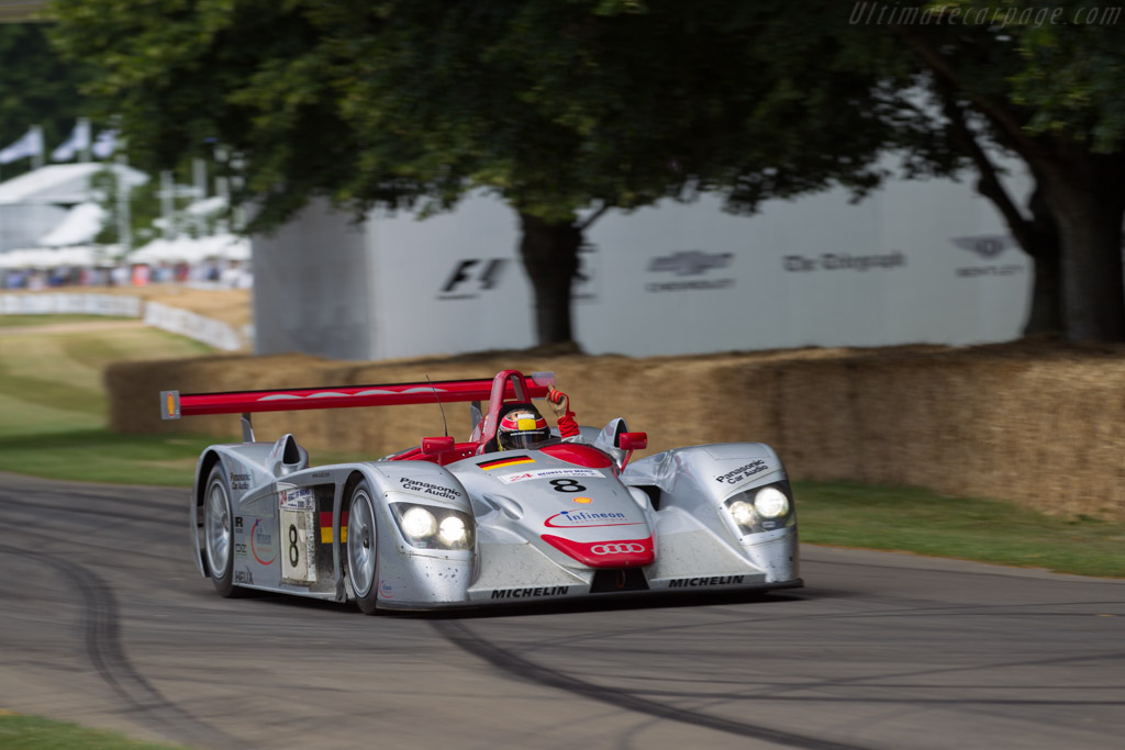 Audi R8 - Chassis: 404 - Entrant: Audi Tradition - Driver: Tom Kristensen - 2017 Goodwood Festival of Speed