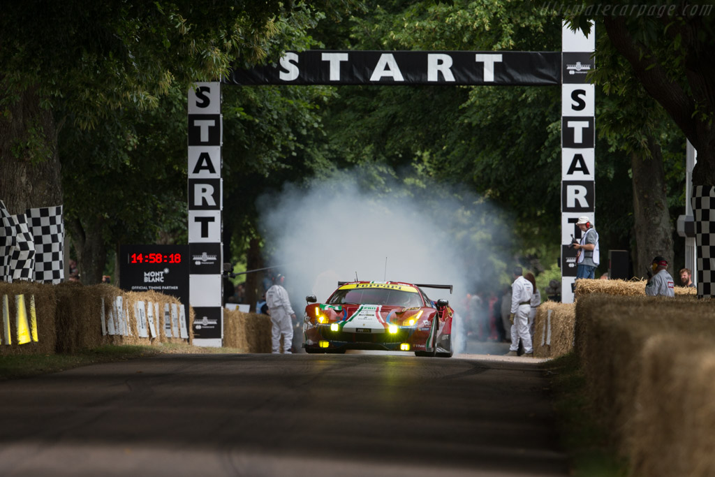 Ferrari 488 GTE - Chassis: 3818 - Entrant: AF Corse - Driver: Allessandro Pier Guidi - 2017 Goodwood Festival of Speed