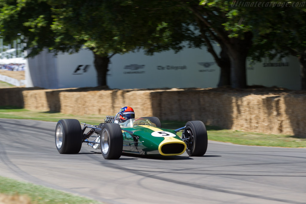 Lotus 49 Cosworth - Chassis: R2 - Entrant: Chris MacAllister - Driver: Emerson Fittipaldi - 2017 Goodwood Festival of Speed