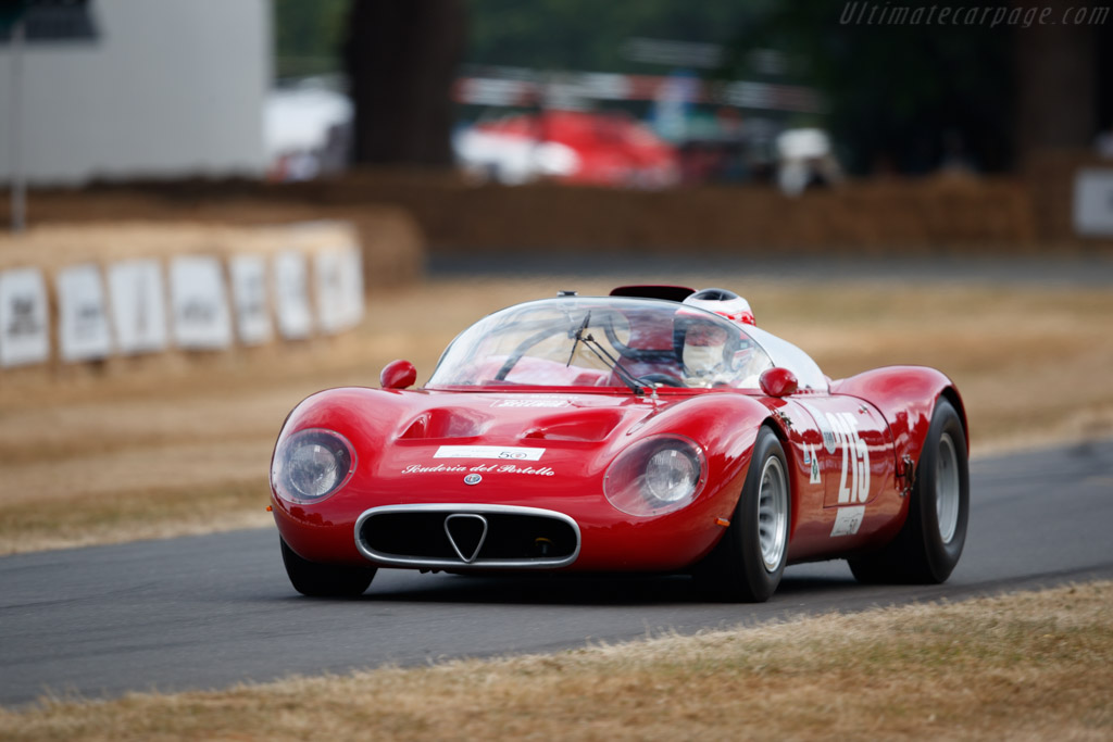Alfa Romeo T33/2 Fleron - Chassis: 75033.001 - Entrant: Scuderia del Portello - Driver: Marco Cajani - 2018 Goodwood Festival of Speed
