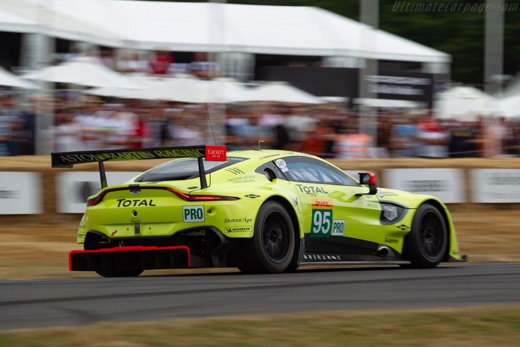Aston Martin V8 Vantage GTE - Chassis: AMR15A-002-2 - Entrant: Aston Martin Racing - Driver: Nicki Thiim - 2018 Goodwood Festival of Speed