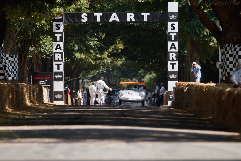 Porsche 550 Spyder - Chassis: 550-0031 - Entrant: Emanuele Tobbachi - Driver: Massimo Tosti / Emanuele Tobbaachi - 2018 Goodwood Festival of Speed