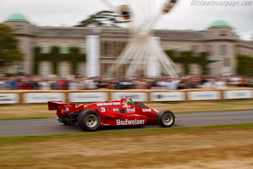 March 86C - Chassis: 86C-13 - Entrant: Indianapolis Motor Speedway Hall of Fame - Driver: Dario Franchitti - 2022 Goodwood Festival of Speed