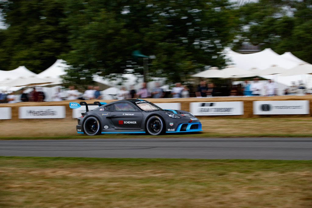 Porsche 718 Cayman GT4 ePerformance  - Entrant: Porsche Museum - 2022 Goodwood Festival of Speed