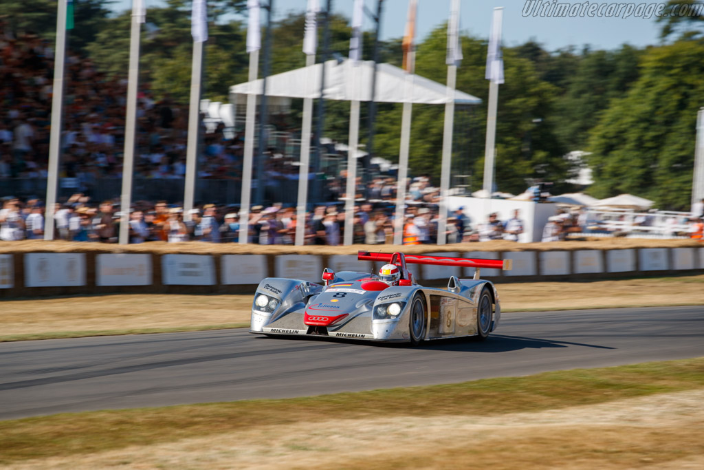 Audi R8  - Chassis: 404 - Entrant: Audi Tradition - Driver: Tom Kristensen - 2025 Goodwood Festival of Speed