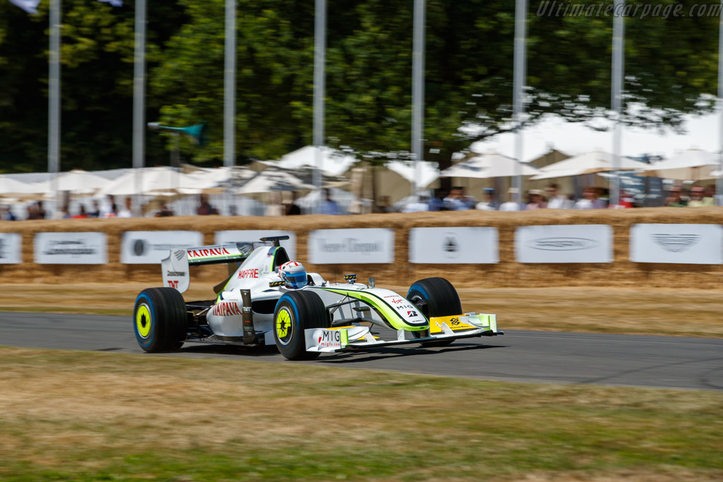 Brawn BGP001 - Chassis: BGP001-02 - Entrant: Ross Brawn - Driver: Karun Chandhok / Jonathan Kennard - 2025 Goodwood Festival of Speed