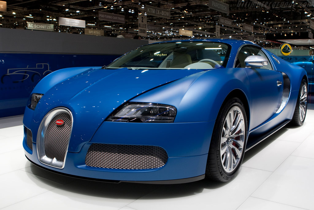 Bugatti 16.4 Veyron Bleu Centenaire   - 2009 Geneva International Motor Show
