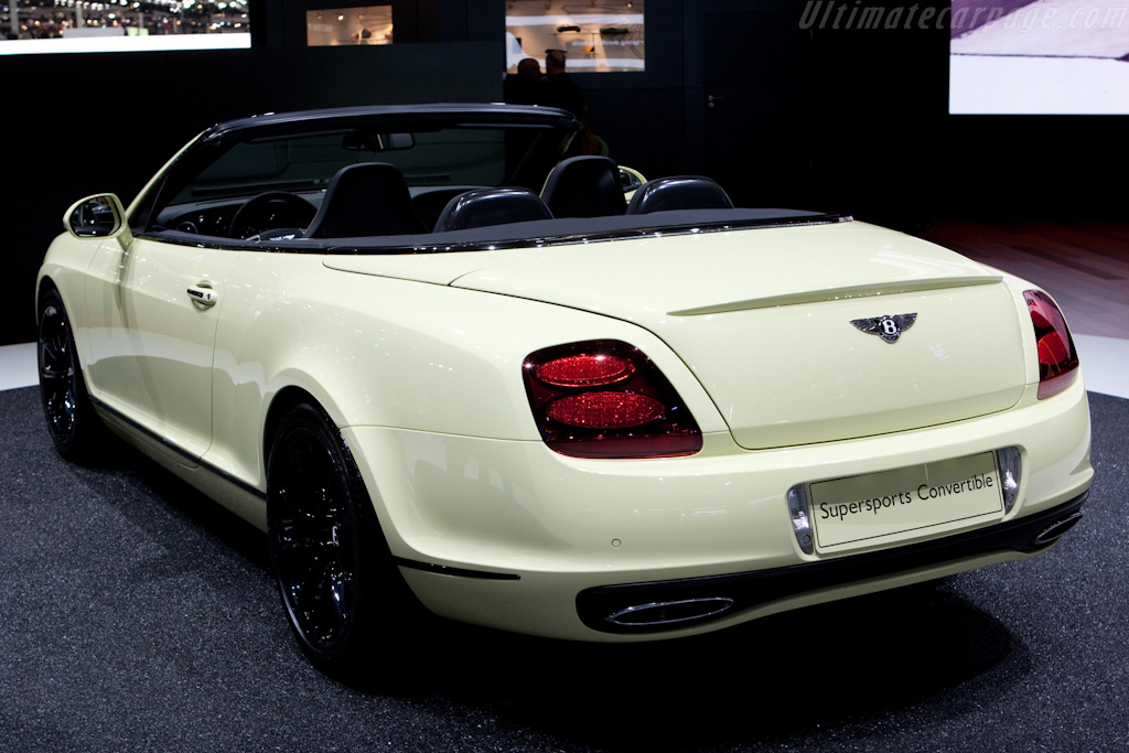 Bentley Continental Supersports Convertible   - 2010 Geneva International Motor Show