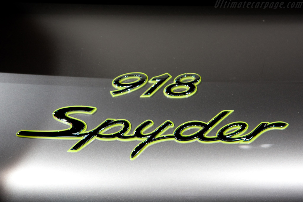 Porsche 918 Spyder   - 2010 Geneva International Motor Show