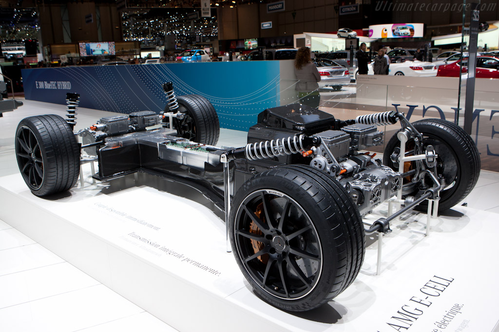 Mercedes-Benz SLS E-Cell Drivetrain   - 2012 Geneva International Motor Show