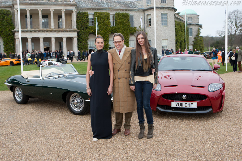 Yasmin le Bon, Lord March and Amber le Bon   - 2011 Goodwood Preview