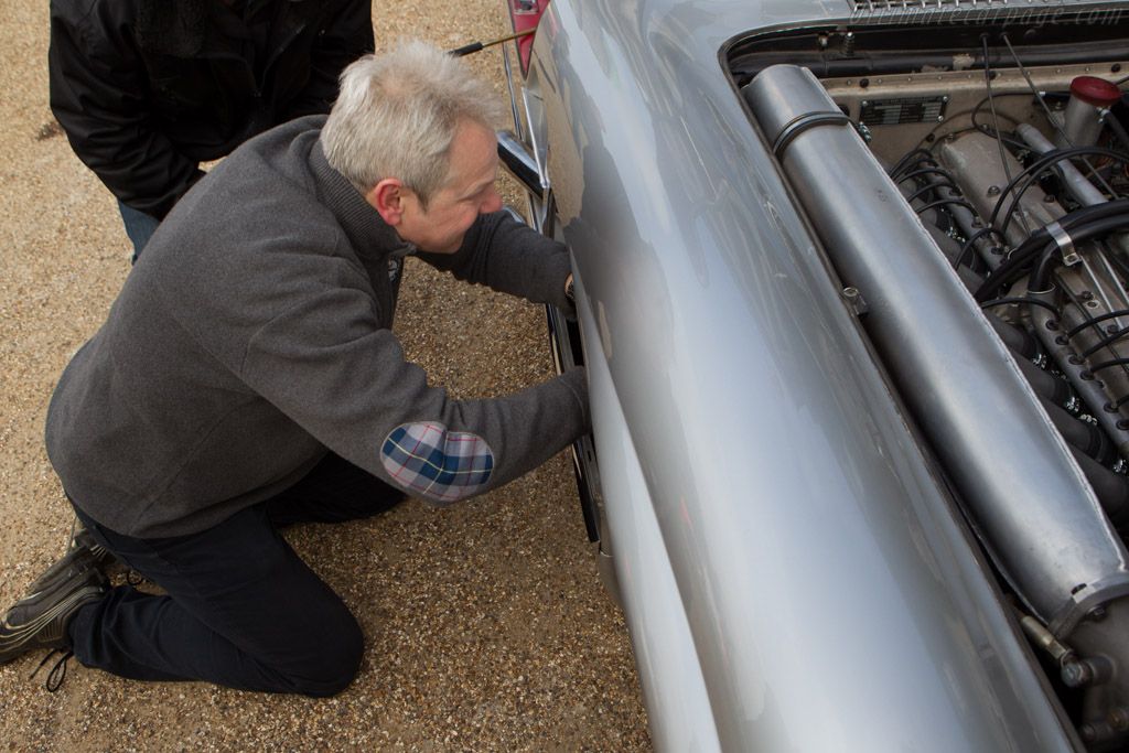 Changing plugs on a 300 SLR - Chassis: 00008/55  - 2013 Goodwood Preview