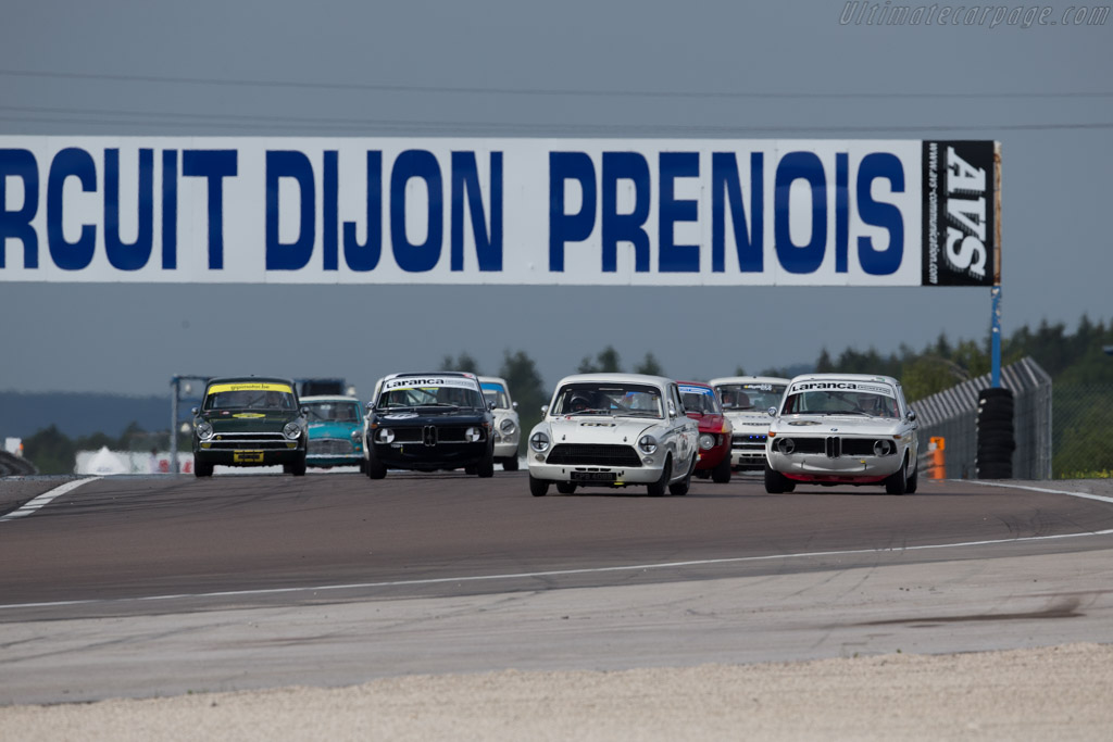 Lotus Cortina  - Driver: Grant Tromans / Richard Meaden - 2015 Grand Prix de l'Age d'Or