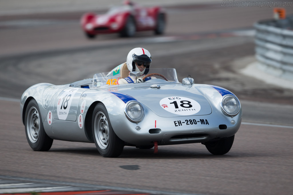 Porsche 550A - Chassis: 550A-0143 - Driver: Claudio Roddaro / Massimo Pedrazzi - 2017 Grand Prix de l'Age d'Or