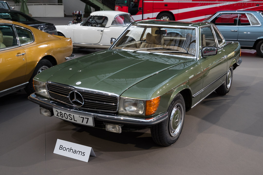 MERCEDES BENZ 280 SL cabriolet rge 1/18 ANSON 30389 voiture miniature