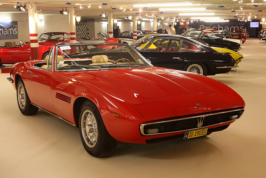 Maserati Ghibli Spyder - Chassis: AM115/S 1025  - 2007 Bonhams Gstaad Auction