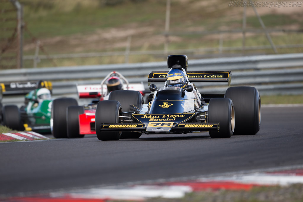 Lotus 76 Cosworth - Chassis: JPS9 - Driver: Andrew Beaumont - 2016 Historic Grand Prix Zandvoort