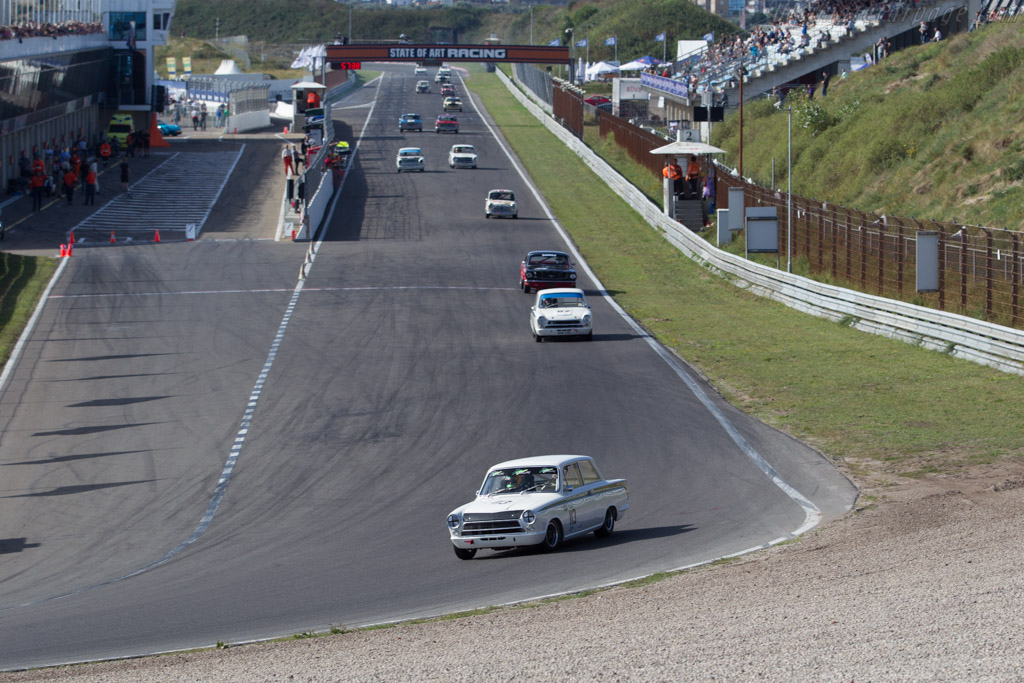 Lotus Cortina  - Driver: Michael Gans / Andy Wolfe - 2016 Historic Grand Prix Zandvoort