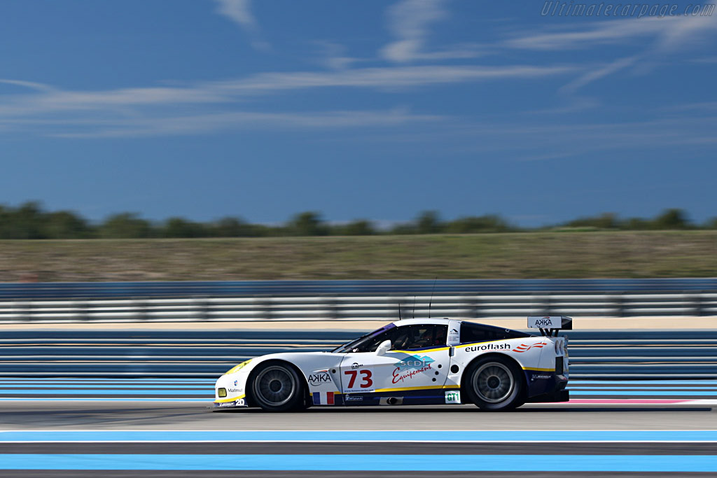 Chevrolet Corvette C6.R - Chassis: 004 - Entrant: Luc Alphand Adventures - Driver: Sebastien Dumez / Jean-Luc Blanchemain / Roland Berville - 2008 Le Mans Series Preview