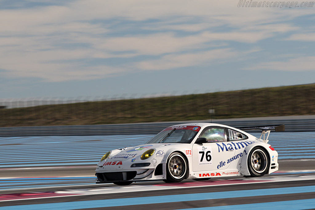 Porsche 997 GT3 RSR EVO - Chassis: WP0ZZZ99Z8S799923 - Entrant: IMSA Performance Matmut - Driver: Richard Lietz / Raymond Narac - 2008 Le Mans Series Preview