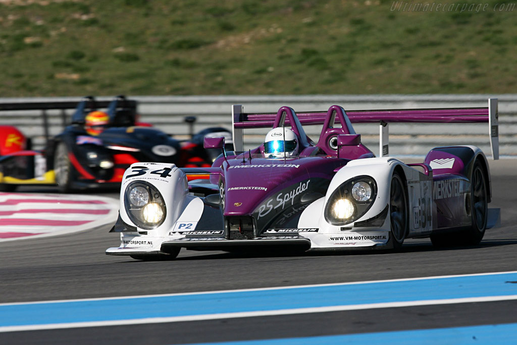Porsche RS Spyder - Chassis: 9R6 708 - Entrant: Van Merksteijn Motorsport - Driver: Peter van Merksteijn / Jos Verstappen / Jeroen Bleekemolen - 2008 Le Mans Series Preview