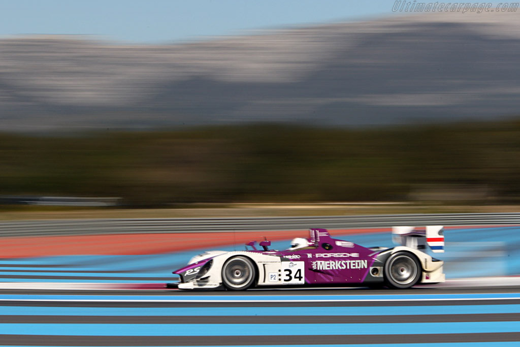 Porsche RS Spyder - Chassis: 9R6 708 - Entrant: Van Merksteijn Motorsport - Driver: Peter van Merksteijn / Jos Verstappen / Jeroen Bleekemolen - 2008 Le Mans Series Preview