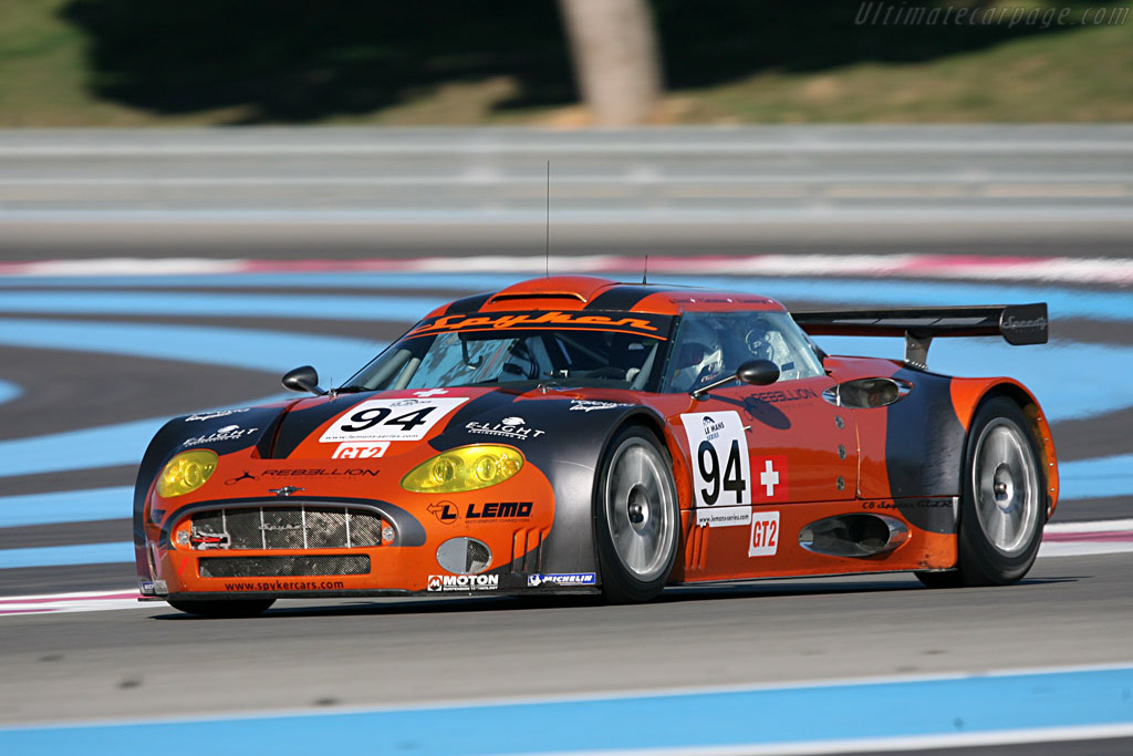 Spyker C8 Spyder GT2R - Chassis: XL9AB01G97Z363193 - Entrant: Speedy Spyker - Driver: Benjamin Leuenberger / Andrea Chiesa / Philip Camandona - 2008 Le Mans Series Preview