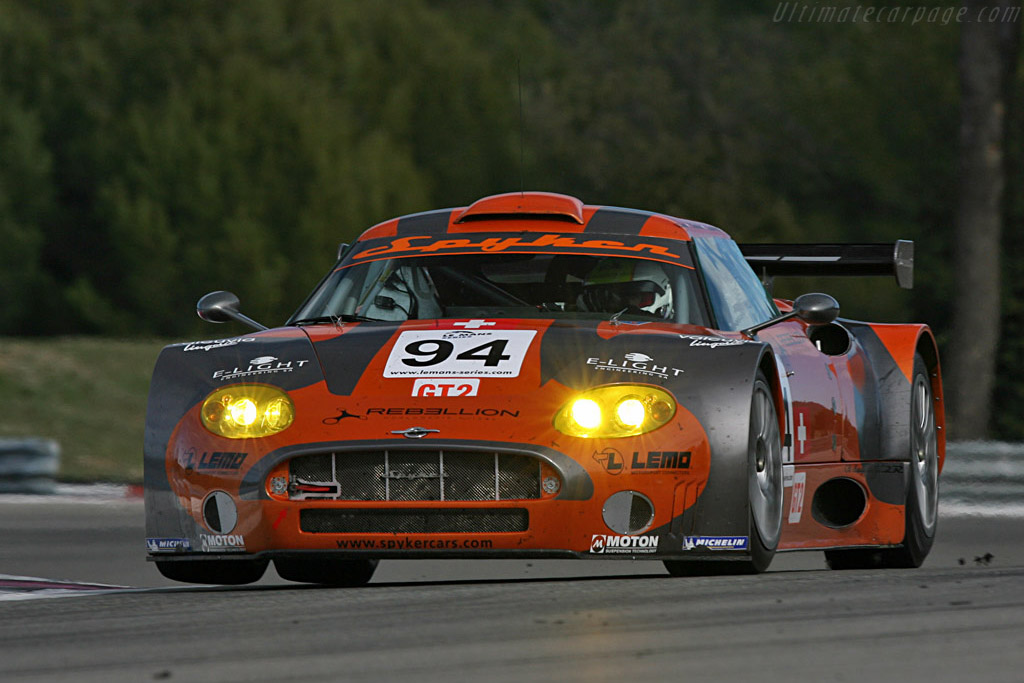 Spyker C8 Spyder GT2R - Chassis: XL9AB01G97Z363193 - Entrant: Speedy Spyker - Driver: Benjamin Leuenberger / Andrea Chiesa / Philip Camandona - 2008 Le Mans Series Preview