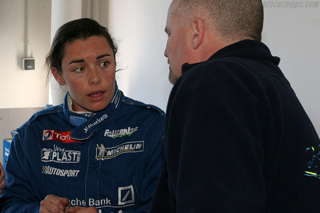 Vanina Ickx and Martin Short   - 2008 Le Mans Series Preview