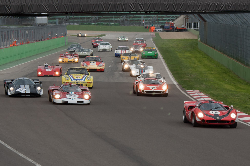 Off they go - Chassis: SL73/110 - Driver: Bernard Thuner - 2013 Imola Classic