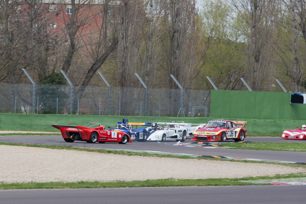 Pole sitter spins off   - 2013 Imola Classic
