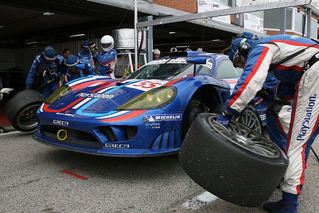 Fresh rubber for the Saleen - Chassis: 066R - Entrant: Team Oreca - 2006 Le Mans Series Jarama 1000 km
