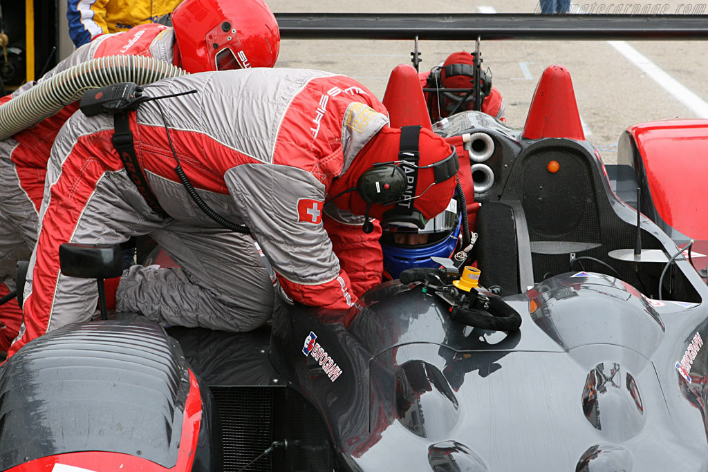 It's down there somewhere - Chassis: LC70-02 - Entrant: Swiss Spirit - 2006 Le Mans Series Jarama 1000 km