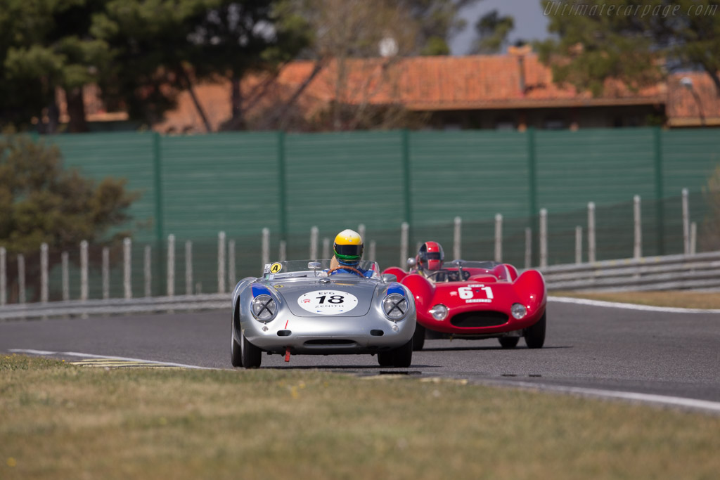 Porsche 550A - Chassis: 550A-0143 - Driver: Claudio Roddaro / Massimo Pedrazzi - 2017 Jarama Classic