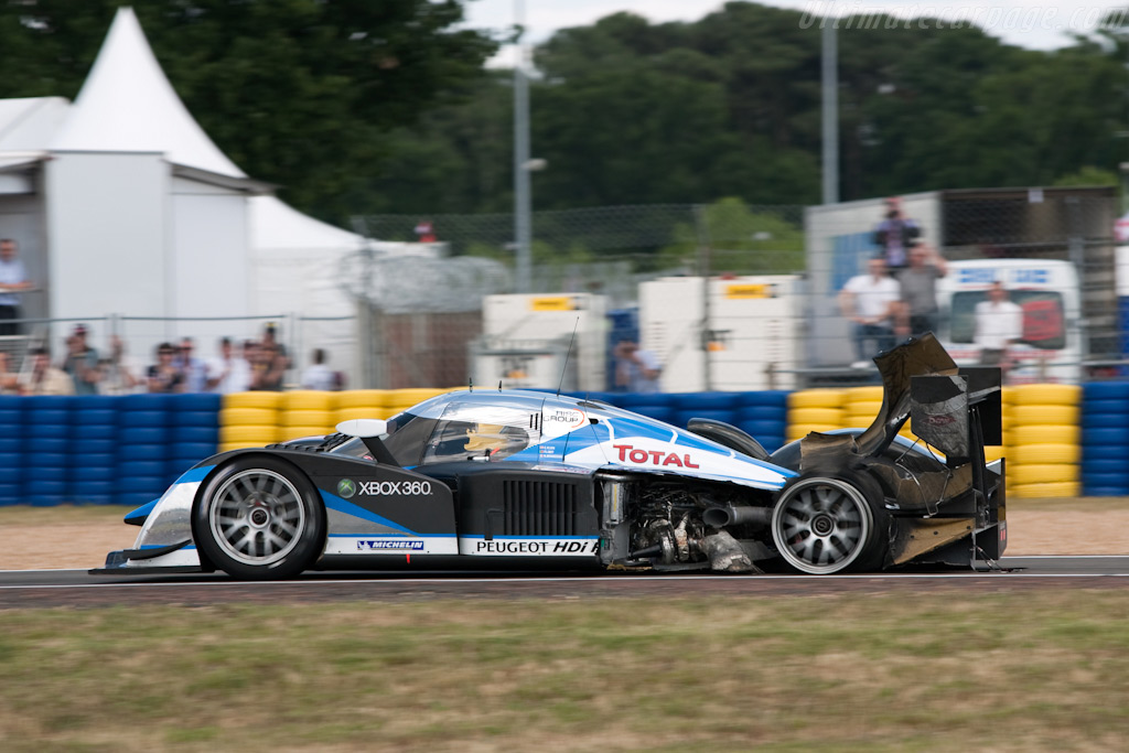 A puncture with major consequences - Chassis: 908-04  - 2009 24 Hours of Le Mans