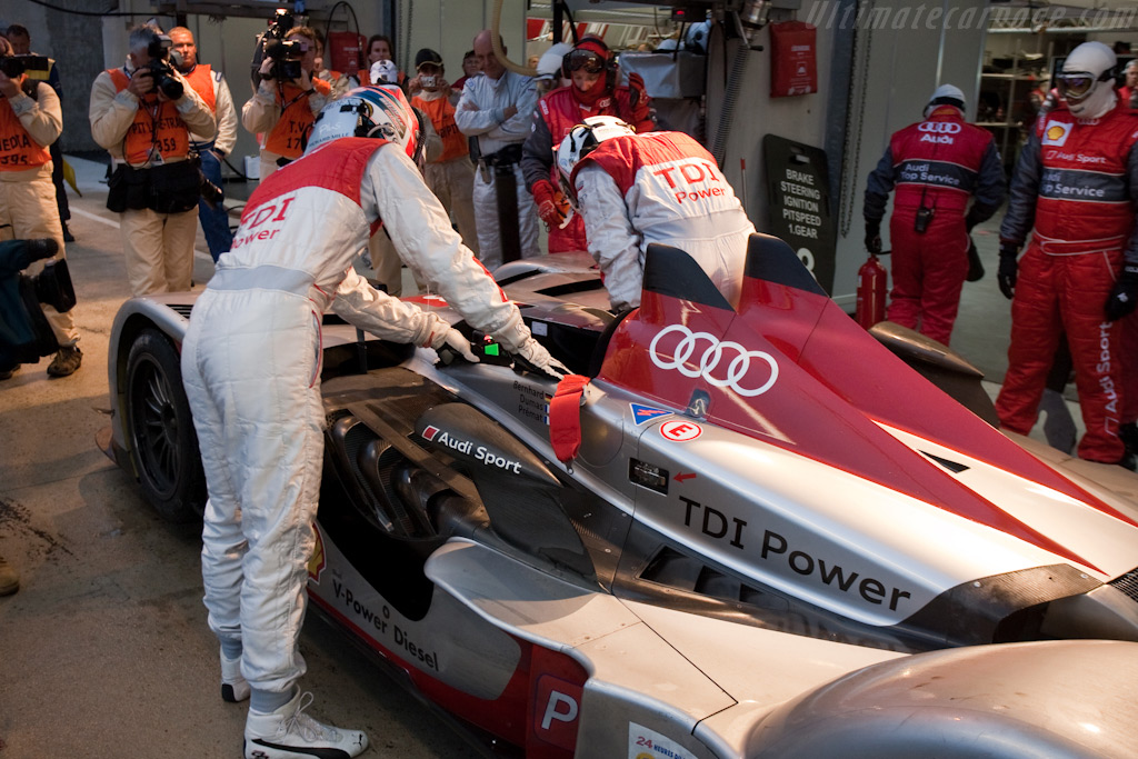 Audi driver change - Chassis: 101  - 2009 24 Hours of Le Mans
