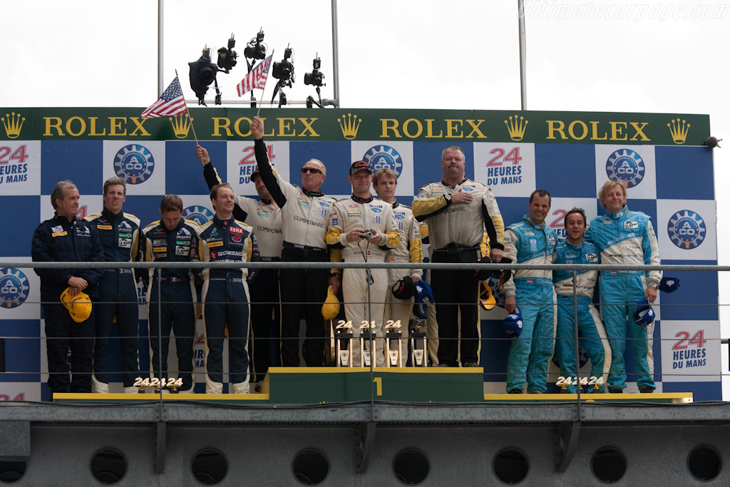 GT1 Podium   - 2009 24 Hours of Le Mans