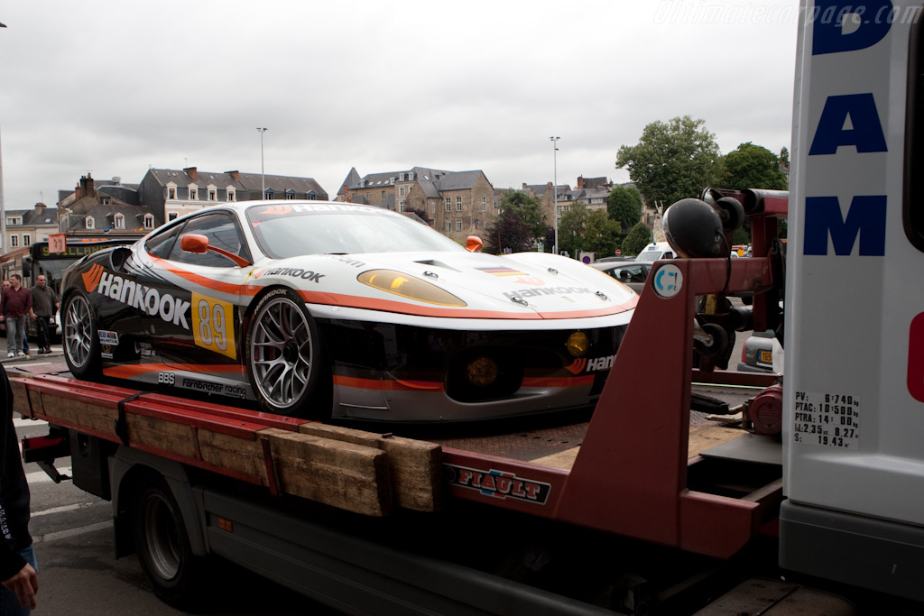 Hankook Ferrari in downtown Le Mans - Chassis: 2608  - 2009 24 Hours of Le Mans