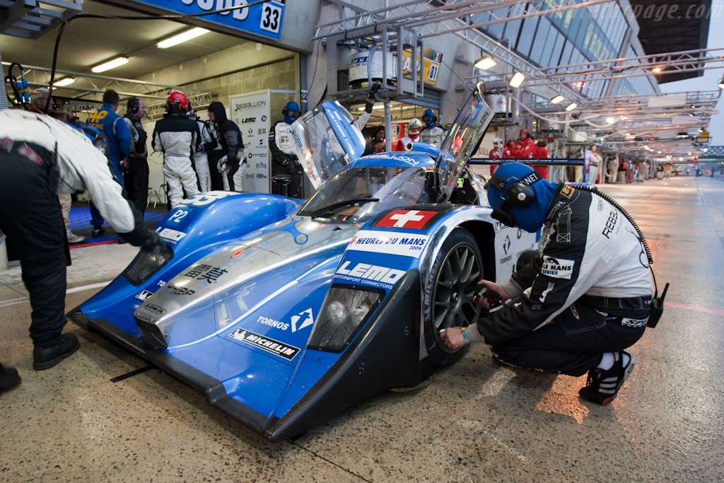 Speedy Sebah pit stops - Chassis: B0880-HU01  - 2009 24 Hours of Le Mans