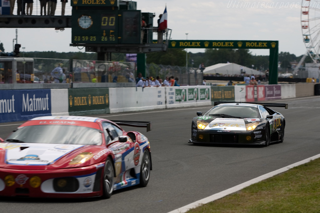 The Lambo's only lap - Chassis: LA01063  - 2009 24 Hours of Le Mans